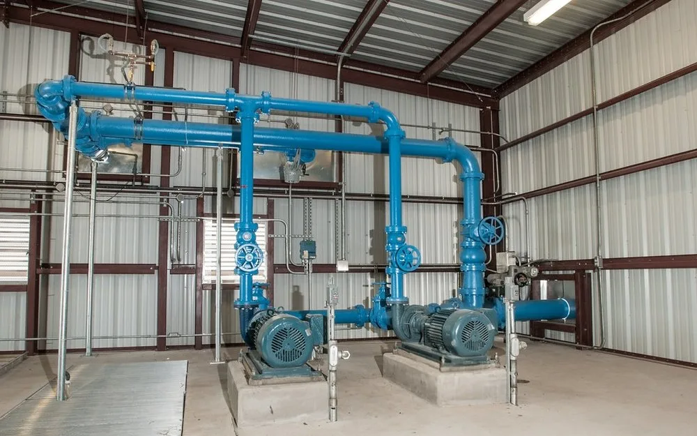 Clean treated water supply system